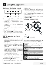 Preview for 9 page of Beko HCA 62321 B Instruction Booklet