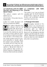 Preview for 7 page of Beko HCA 62420 B Instruction Booklet