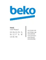 Beko HCA 92640 BH User Manual preview