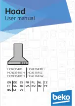 Preview for 1 page of Beko HCA63640B User Manual