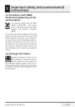 Preview for 7 page of Beko HCB93041XB User Manual