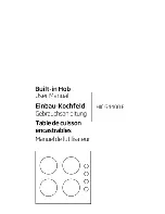 Preview for 1 page of Beko HIC 64400 E User Manual