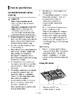 Preview for 17 page of Beko HIG 75224 SAV User Manual