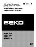 Beko HII 64300 T Manual preview