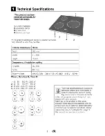 Preview for 4 page of Beko HII 64300 T Manual