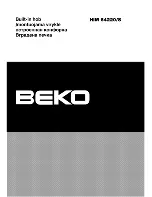 Preview for 1 page of Beko HIM 64220/S Manual