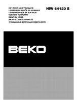 Beko HIW 64120 S Manual preview