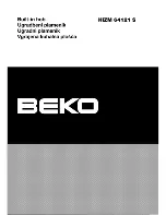 Beko HIZM 64121 S Manual preview