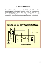 Предварительный просмотр 11 страницы Beko HLV-550 Instruction & Operation Manual