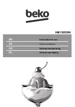 Preview for 1 page of Beko HM130530N Instructions For Use Manual