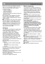 Preview for 9 page of Beko HM130530N Instructions For Use Manual