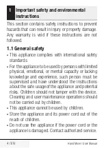 Preview for 4 page of Beko HMM 62404 W User Manual