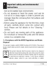 Preview for 7 page of Beko HMM 62404 W User Manual