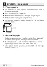 Preview for 84 page of Beko HMM 62404 W User Manual