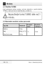 Preview for 108 page of Beko HMM 62404 W User Manual