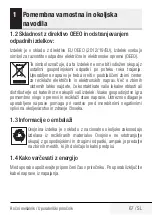 Предварительный просмотр 67 страницы Beko HMM 81504 BX User Manual