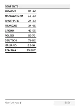 Preview for 3 page of Beko HMM5400W User Manual