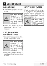 Preview for 65 page of Beko HMM5400W User Manual