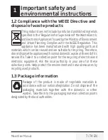 Preview for 7 page of Beko HMM7350X User Manual