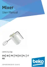 Beko HMM7420W User Manual preview