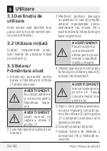 Preview for 94 page of Beko HMM7420W User Manual