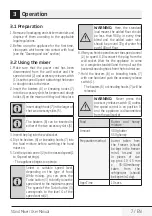 Preview for 7 page of Beko HMM7424W User Manual