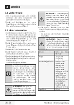 Preview for 14 page of Beko HMM7424W User Manual