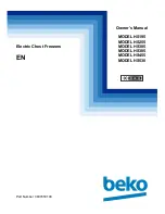 Beko HS195 Owner'S Manual preview