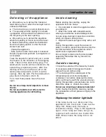 Preview for 11 page of Beko HSA 32550 Instructions For Use Manual