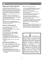 Preview for 13 page of Beko HSA24520 Instructions For Use Manual