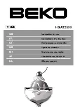 Beko HSA32500 Instructions For Use Manual preview