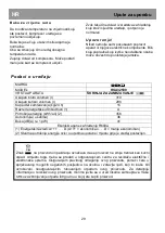 Preview for 35 page of Beko HSA32500 Instructions For Use Manual