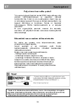 Preview for 97 page of Beko HSA37540N Instructions Of Use