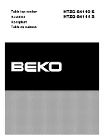 Preview for 1 page of Beko HTZG 64110 S Manual