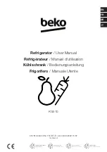 Preview for 1 page of Beko KG510 User Manual