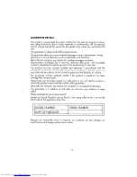 Preview for 13 page of Beko LF 320 Operating Instructions Manual