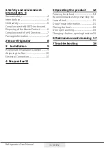 Preview for 3 page of Beko LNE415E20 User Manual