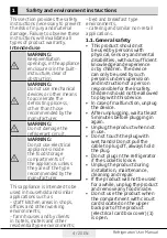 Preview for 4 page of Beko LNE415E20 User Manual