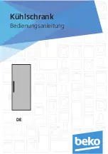 Preview for 21 page of Beko LNE415E20 User Manual