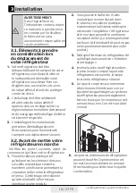 Preview for 52 page of Beko LNE415E20 User Manual