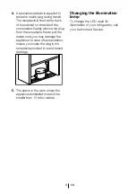 Предварительный просмотр 9 страницы Beko LXD 6145 B Installation, Operating & Food Storage Instructions