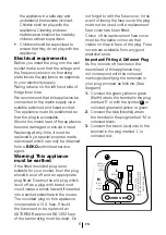 Preview for 6 page of Beko LXD 6155 S Installation, Operation & Food Storage Instructions