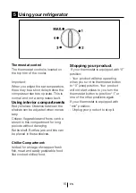 Preview for 16 page of Beko LXD 6155 S Installation, Operation & Food Storage Instructions