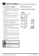 Preview for 249 page of Beko MCB 25433 BG User Manual