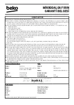 Preview for 265 page of Beko MCB 25433 BG User Manual