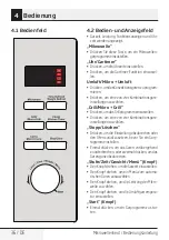 Preview for 36 page of Beko MCF25210X User Manual