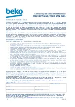 Preview for 91 page of Beko MCF25210X User Manual