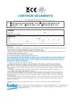 Preview for 115 page of Beko MCF25210X User Manual