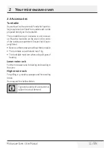 Preview for 11 page of Beko MCI 44313 BG User Manual