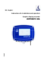 Beko METPOINT BDL portable Instructions For Installation And Operation Manual preview